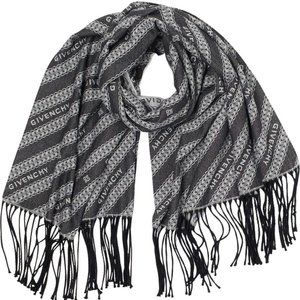 Givenchy Woven Fringe Scarf
